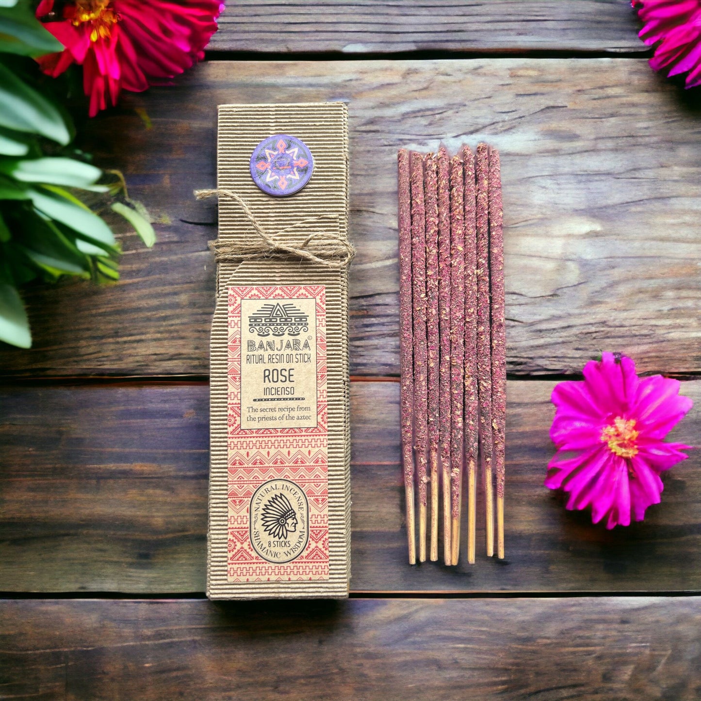 Ritualharz Auf Stick - Rose