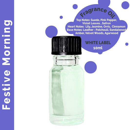 Festive Morgen Duftöl 10ml - Weiße Etikette