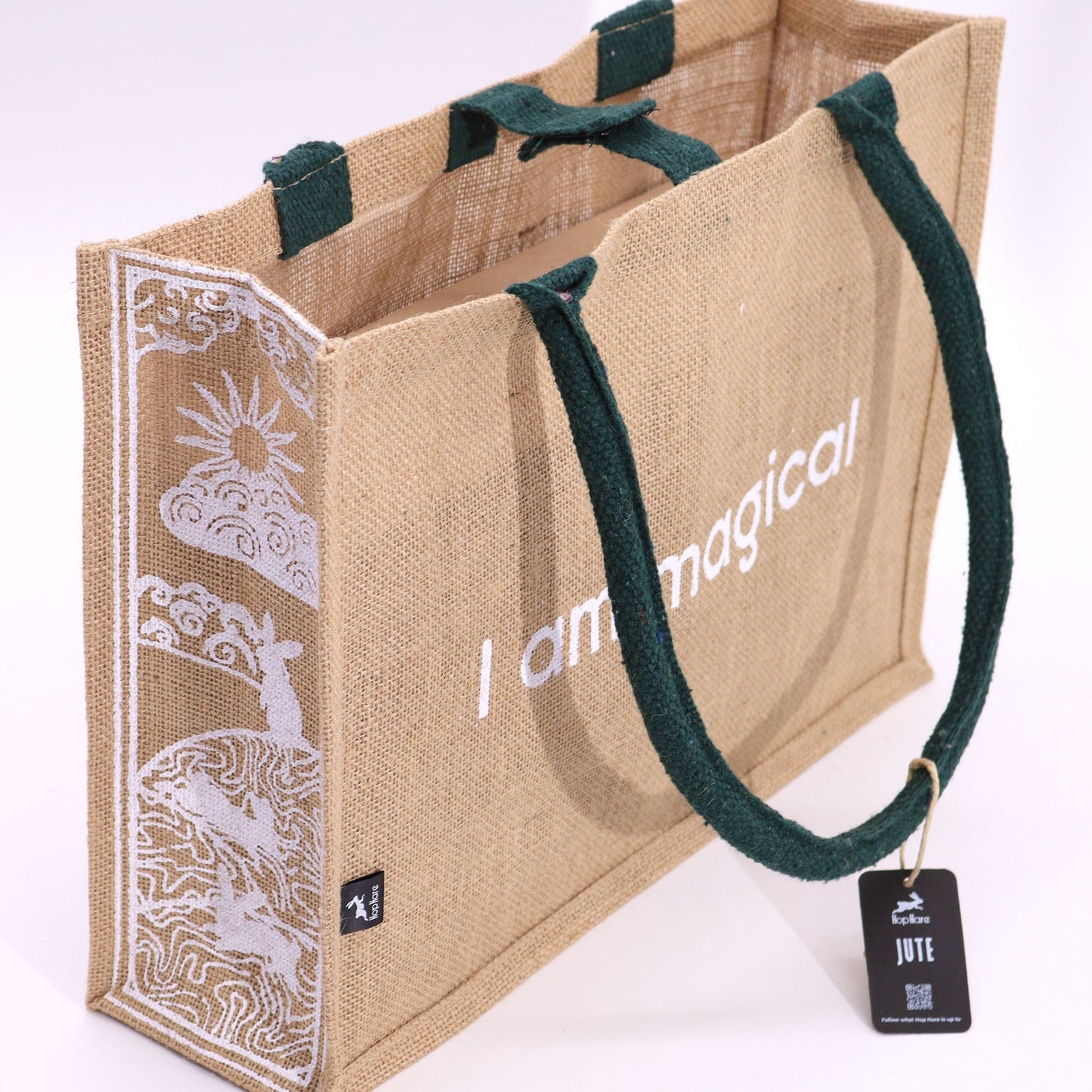 Hop Hare Jute Groß Tasche - Ich Bin Magisch