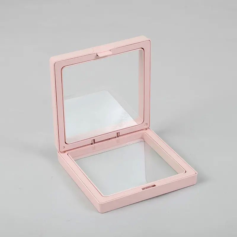 Lrg 3D Schwimmendes Rahmen Display 11x11cm Pink