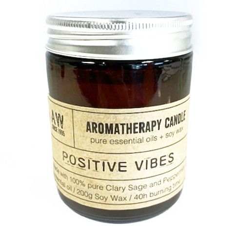 Aromatherapie Soja Kerze 200g Positive Vibes