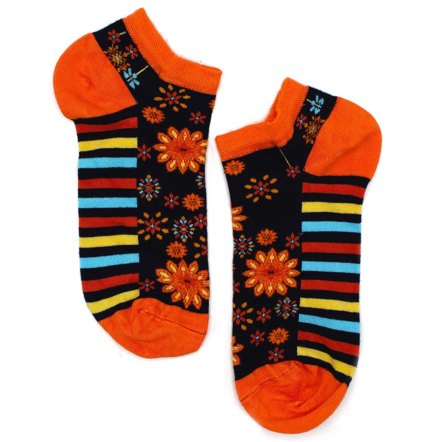 ML Hop Hare Bambus Socken Niedrig 41-46 Mandala Blumen