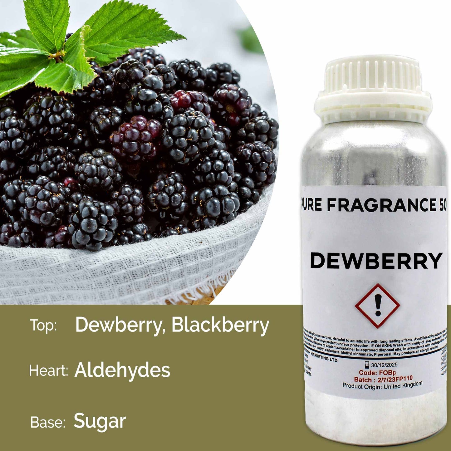 Dewberry Reine Duftöl 500ml