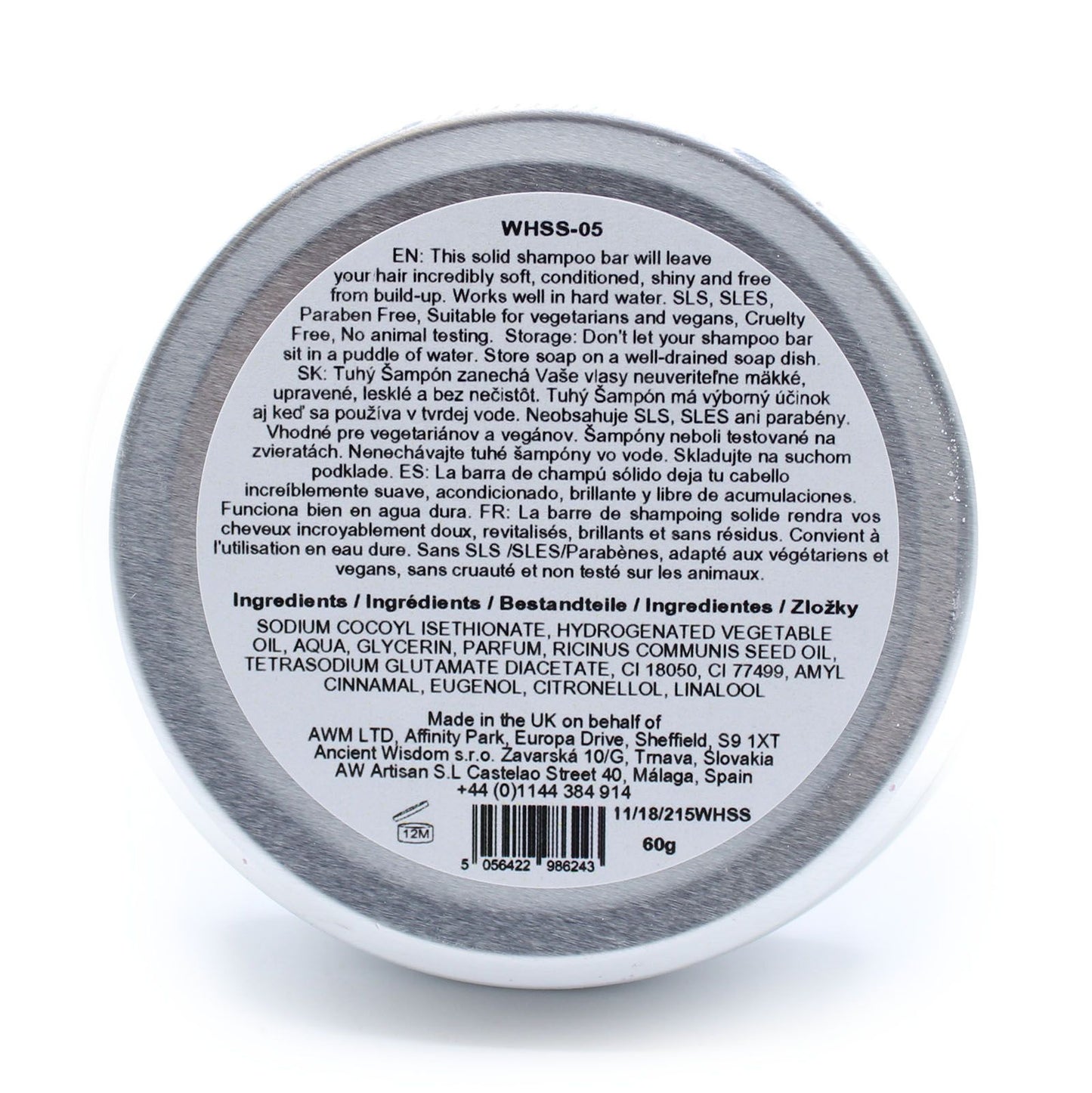 Wild Hare Festes Shampoo 60g Cherry Bonbon