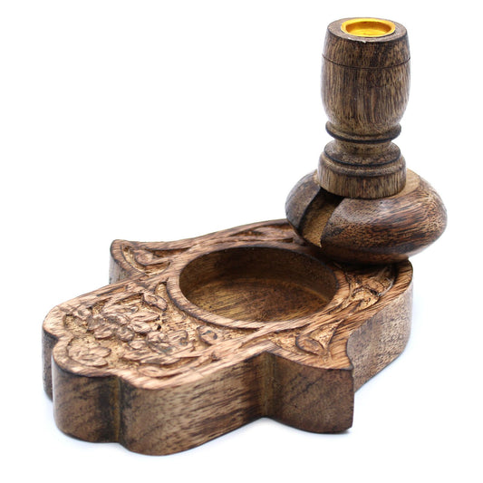 Sm Mango Holz Rückfluss Brenner - Hamsa