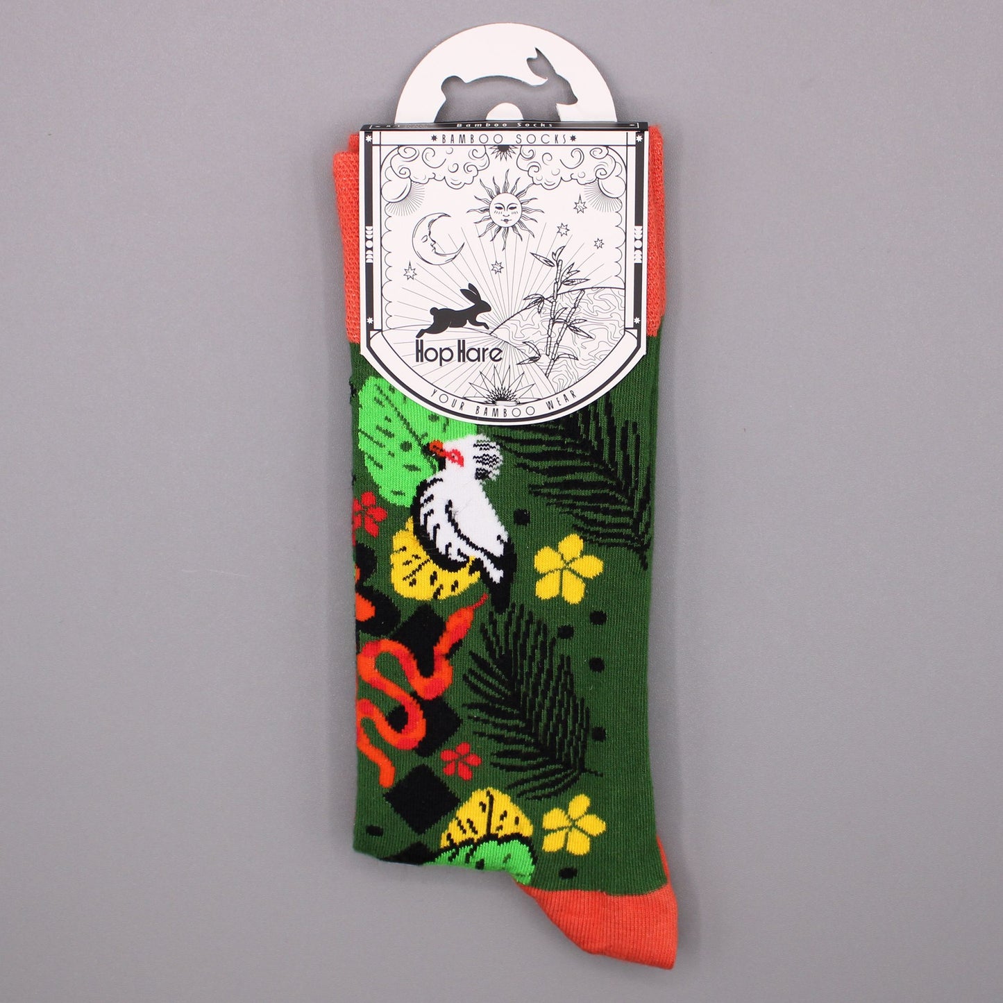 Hop Hare Bambus Socken 36-40 Bali Dschungel