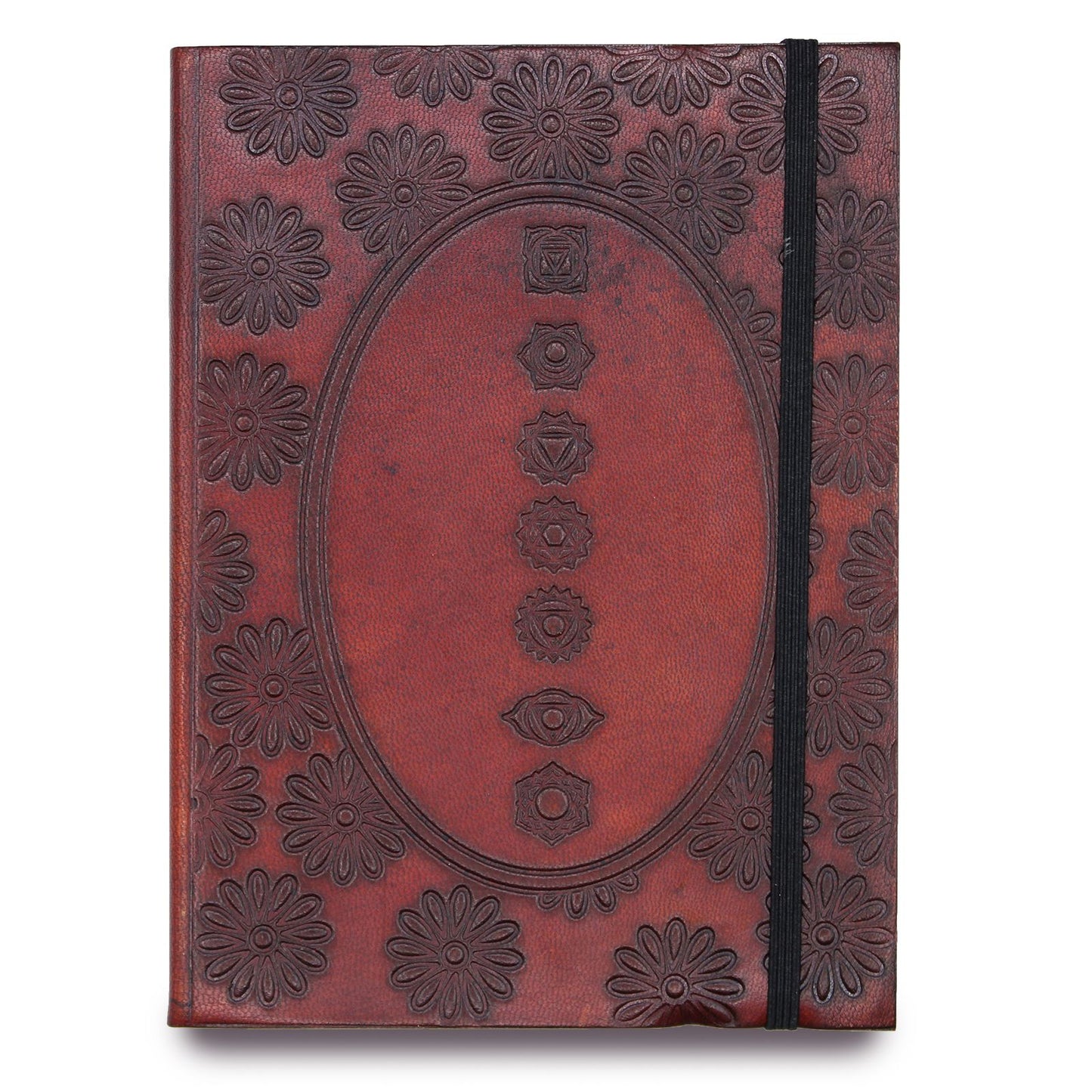 Kleines Notizbuch Mit Riemen - Chakra Mandala