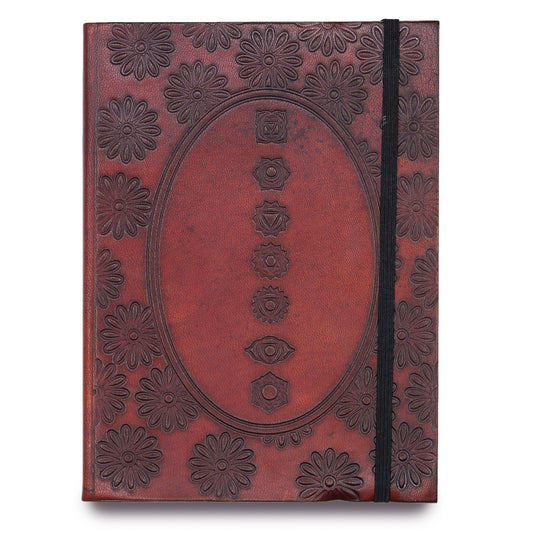 Kleines Notizbuch Mit Riemen - Chakra Mandala