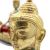 Brass Buddha Kopf Figur Groß 11.5 cm Handgefertigt aus Indien