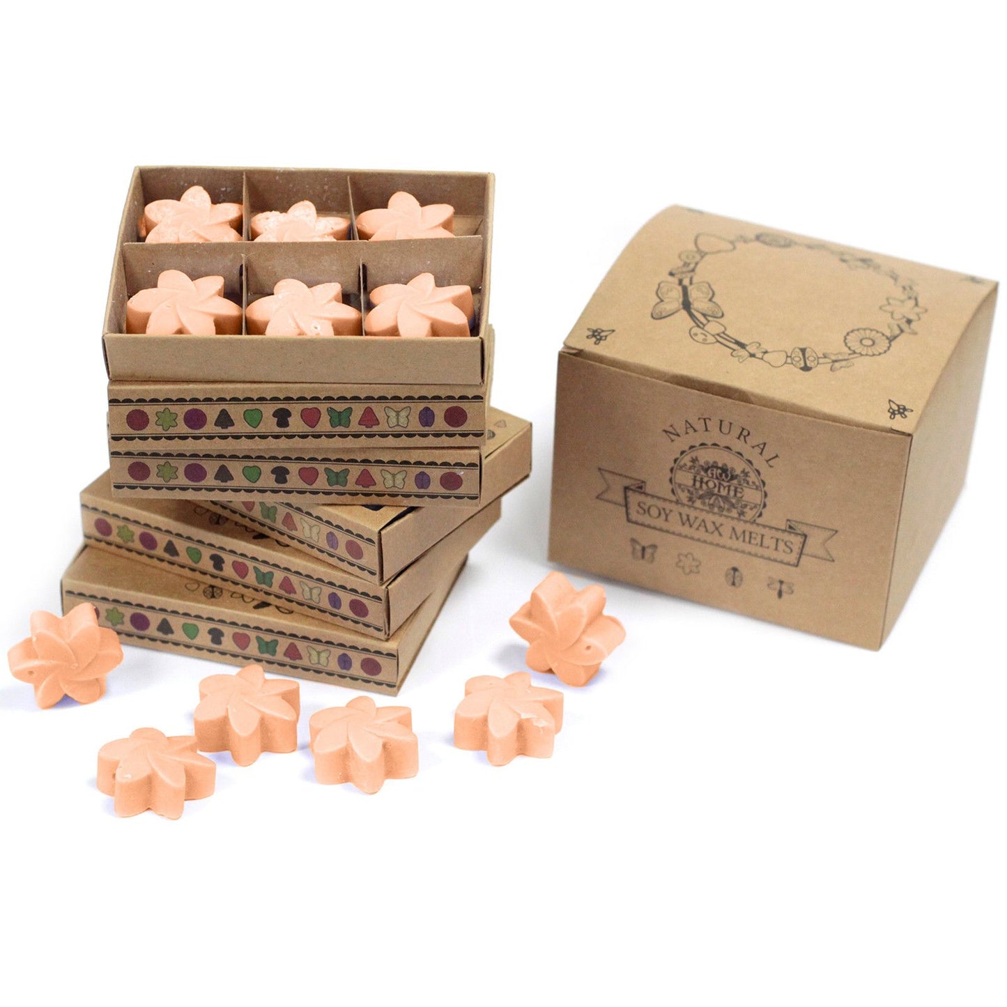 Geschenkset Mit 6 Wachs Schmelzen - Tuberose
