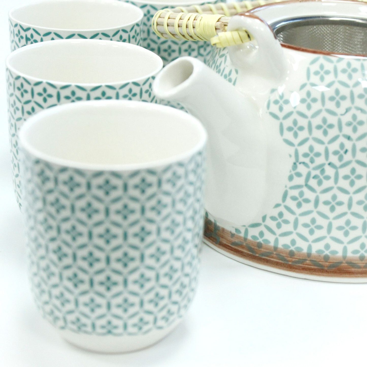 Kräuter Teekannen Set - Grünes Mosaik