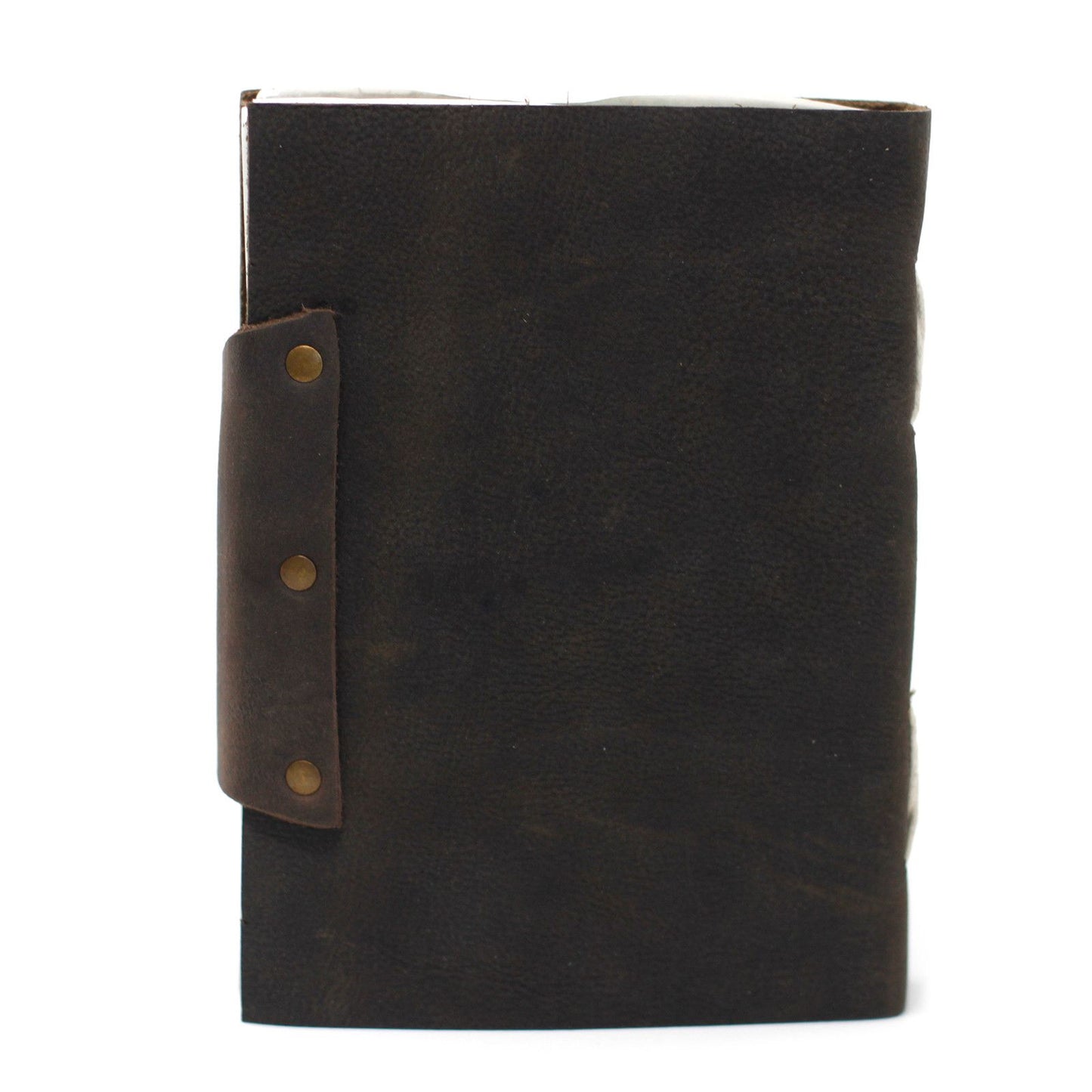 Leder Schwarz Konfessionen Mit Schloss Notizbuch 18x13 cm