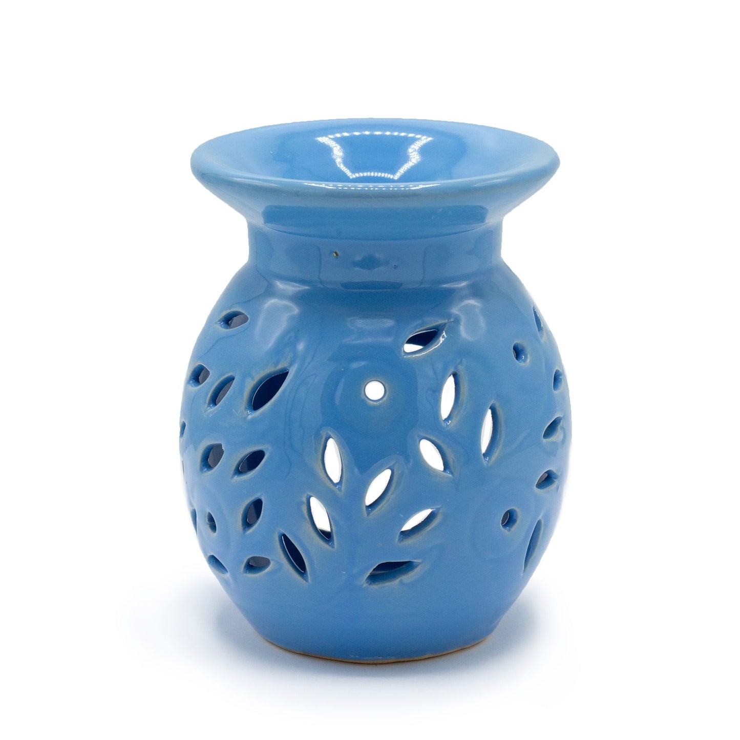 Blumenölbrenner Blau Keramisch Dekorativ für Zuhause