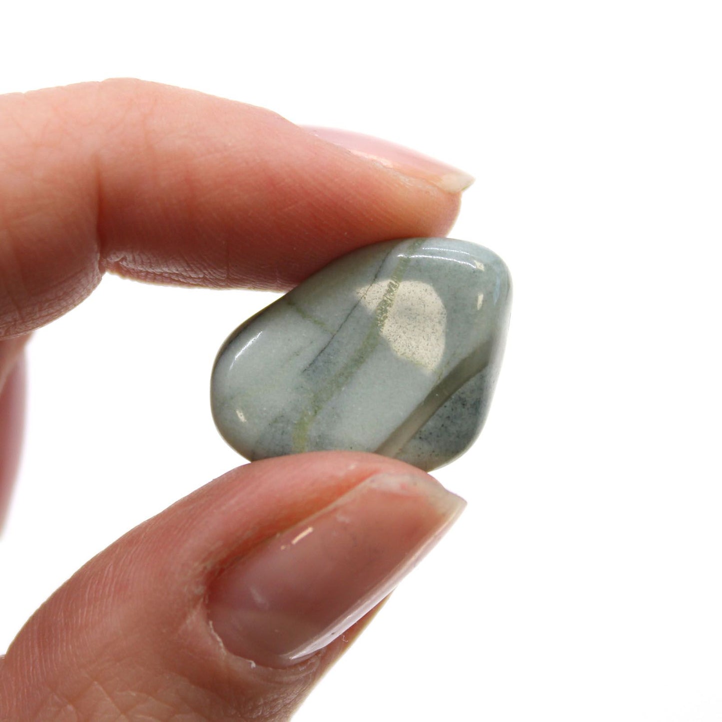 Tüte Mit 24 Kleinen Afrikanischen Tumble Stones - Blutstein - Sephtonit