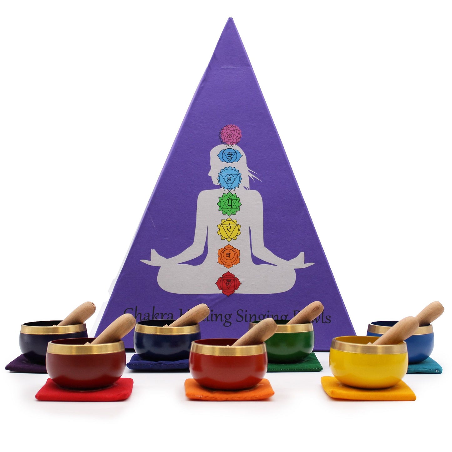 Chakra Pyramiden Gesangsschalen Geschenkset