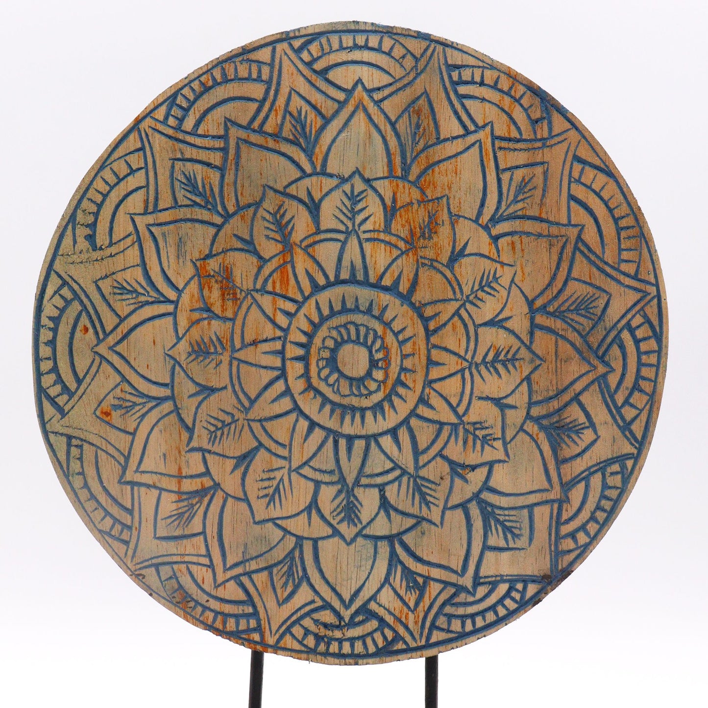 Buddha Feng Shui Set - Blumen Mandala - Blau (2 Designs)