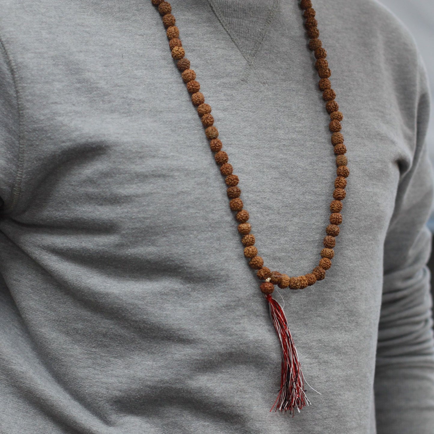 108 Rudraksha Mala Natürlich