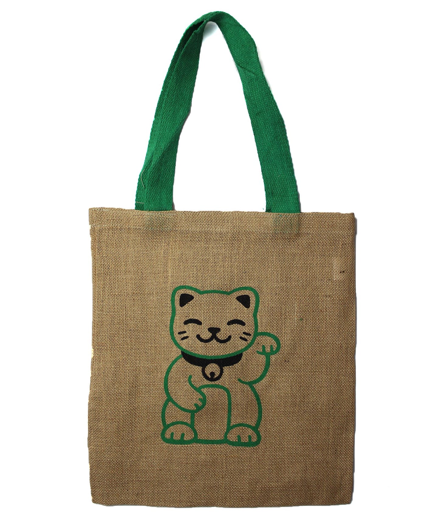 Große Jute Shopper Tasche Mit Mandala Elefant Design