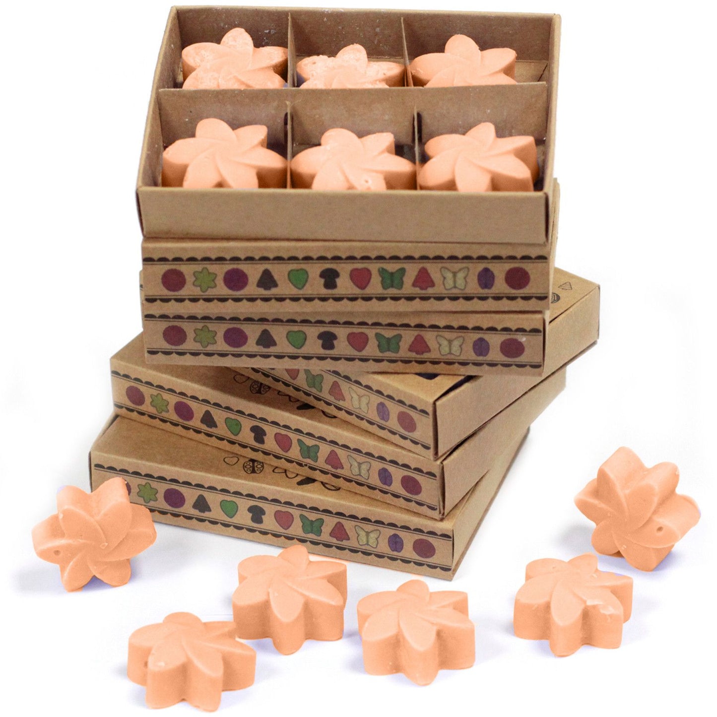 Geschenkset Mit 6 Wachs Schmelzen - Tuberose