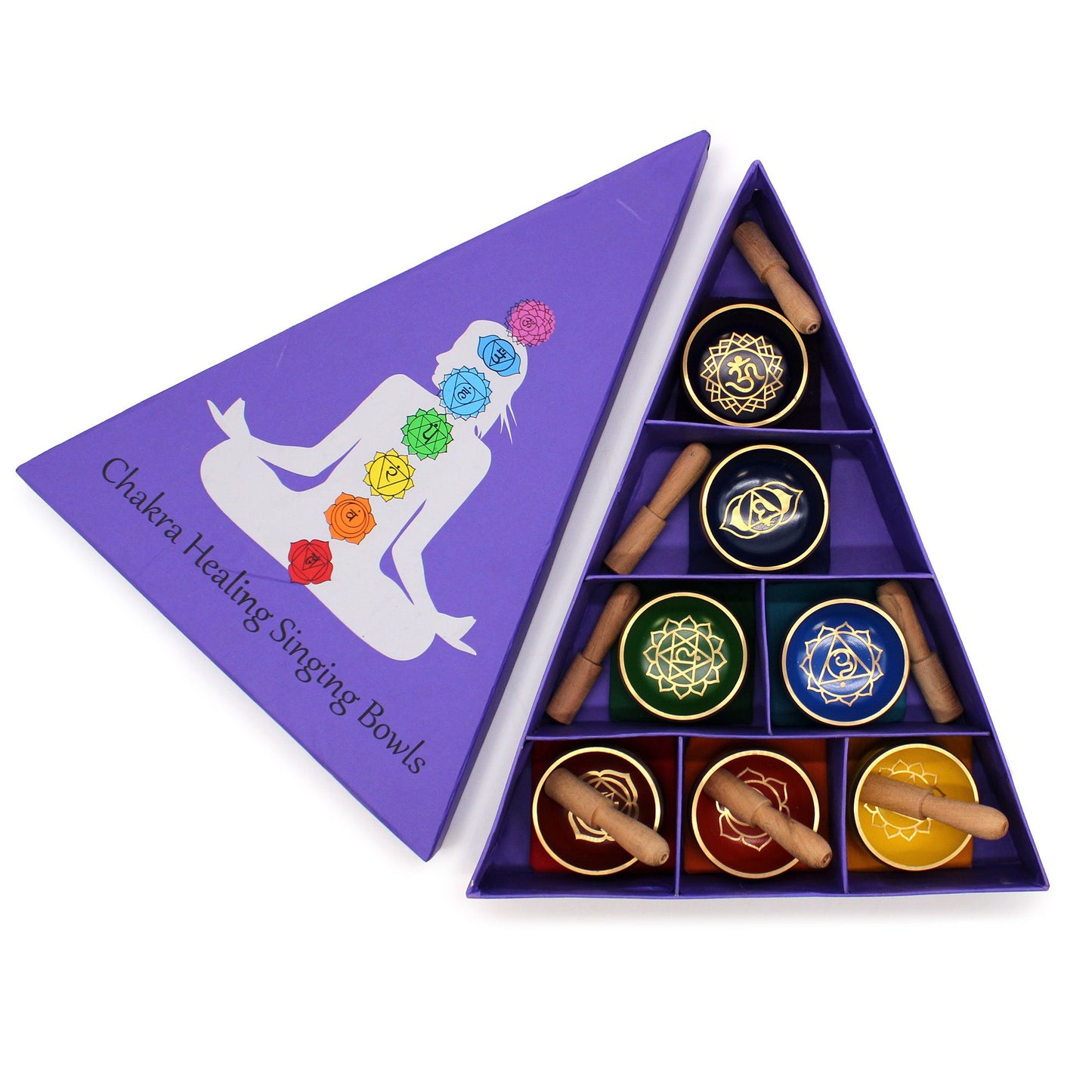 Chakra Pyramiden Gesangsschalen Geschenkset
