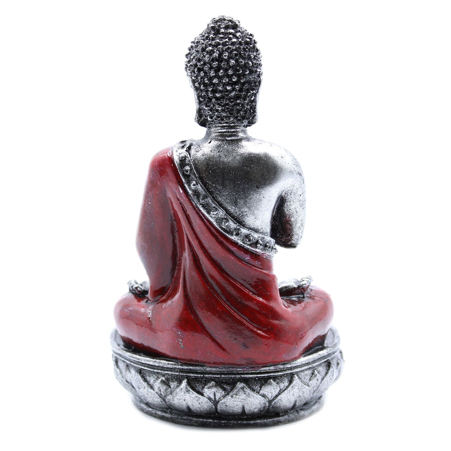 Buddha Kerzenhalter Rot Mittelgröß