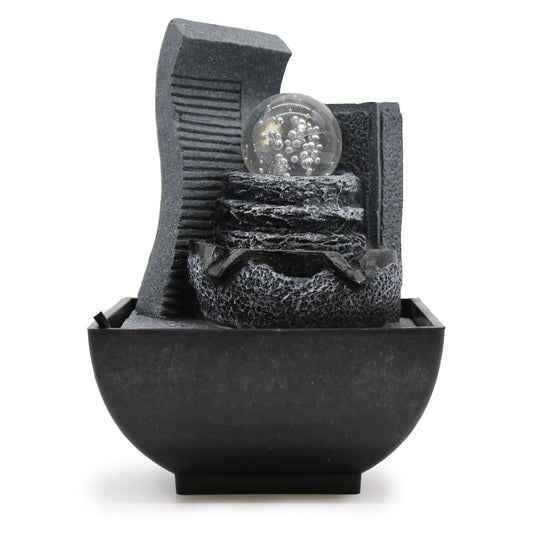 Tischbrunnen Wasserfall - 18cm - Felsformation