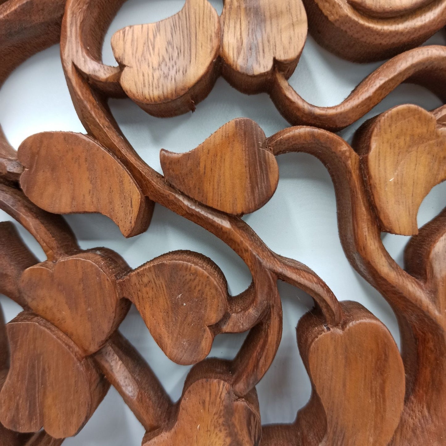 Baum Des Lebens Liebe Panel 40cm Handgefertigt Aus Nachhaltigem Suar Holz