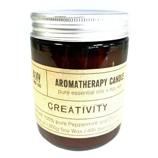 Aromatherapie Soja Kerze 200g Kreativität
