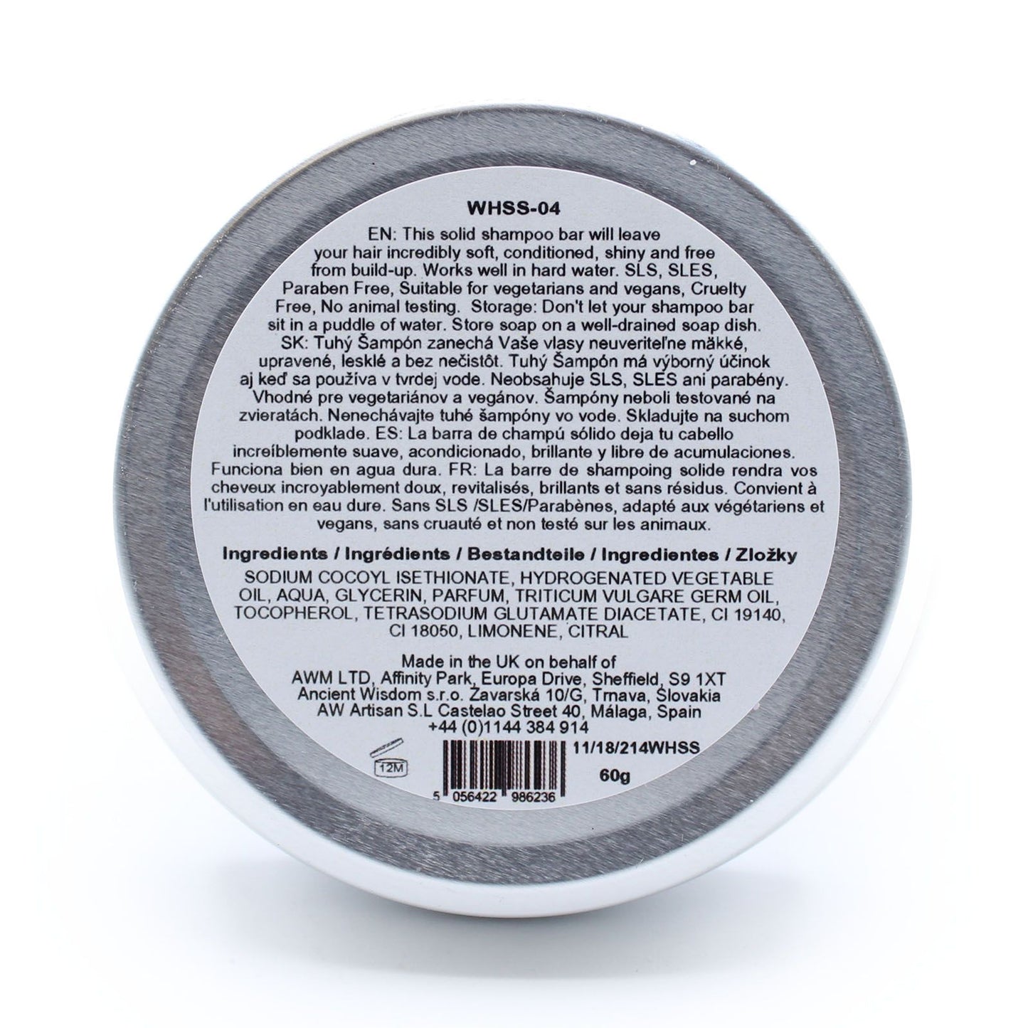 Wild Hare Festes Shampoo 60g Tutti Frutti