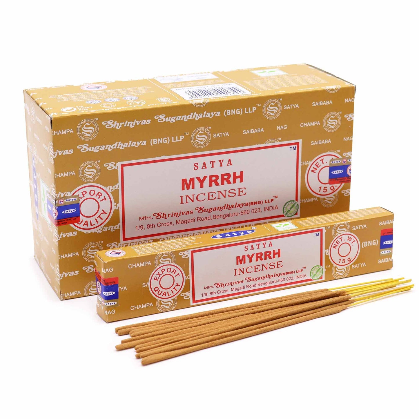 Satya Räucherstäbchen 15g - Myrrhe