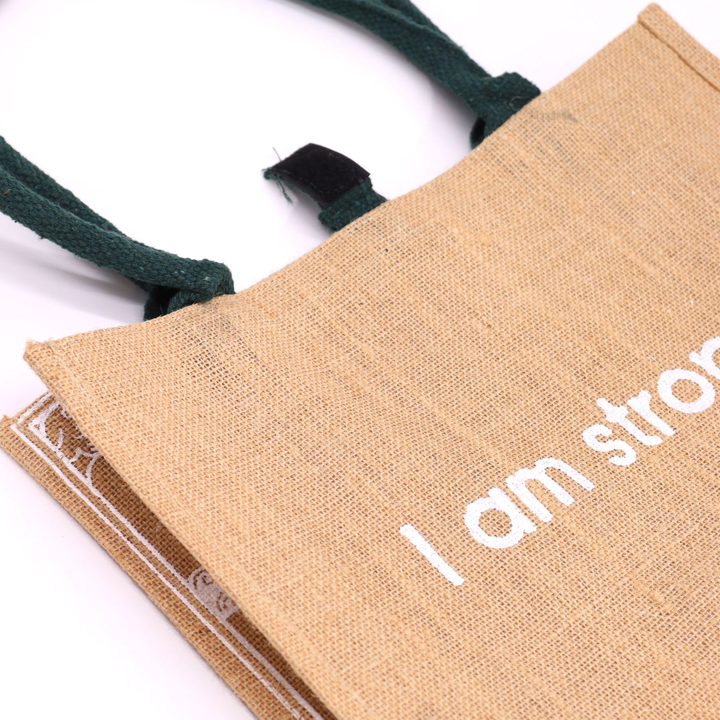 Hop Hare Jute Große Tasche - Ich Bin Strahlend