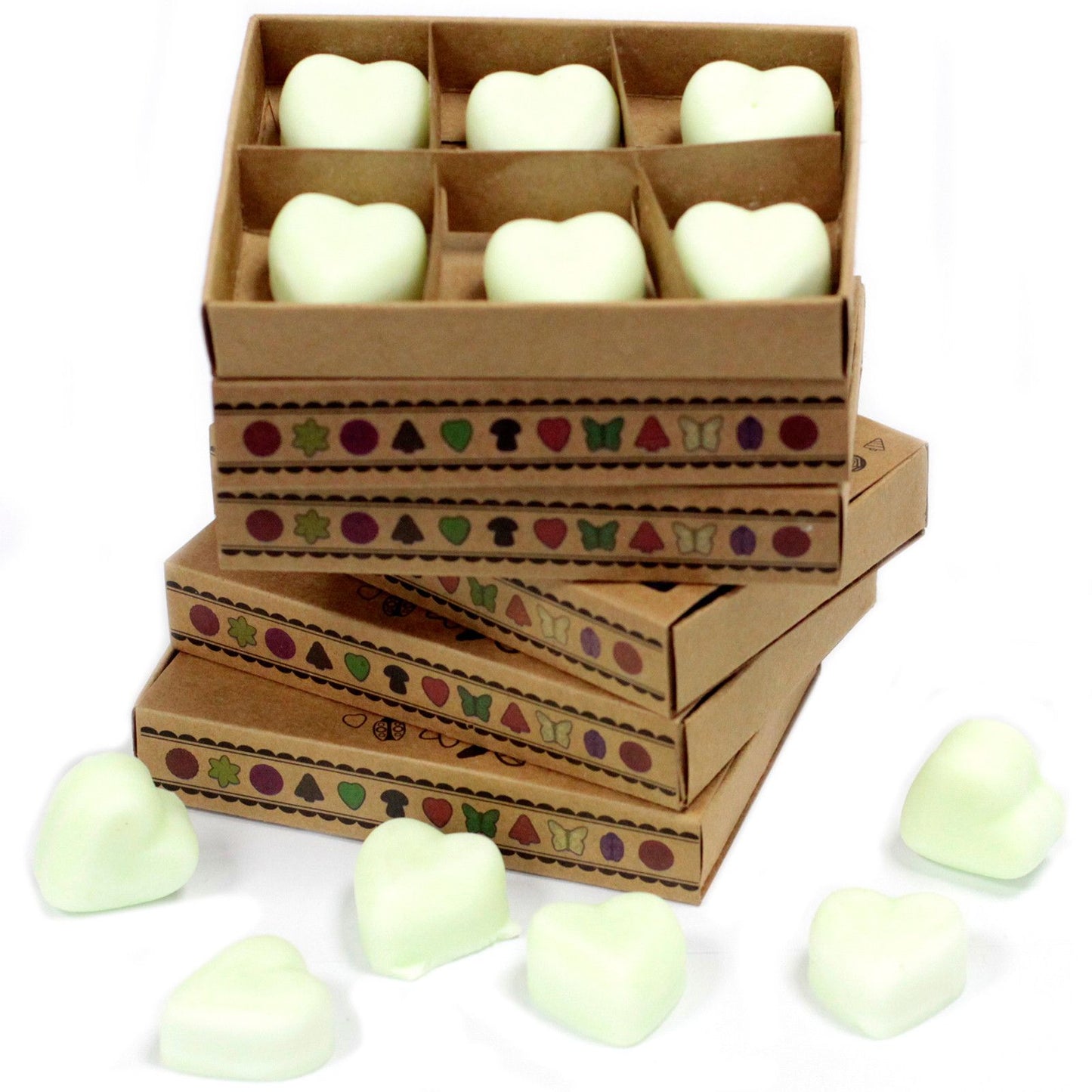 Geschenkset Mit 6 Wachsschmelzen - Apfelgewürz