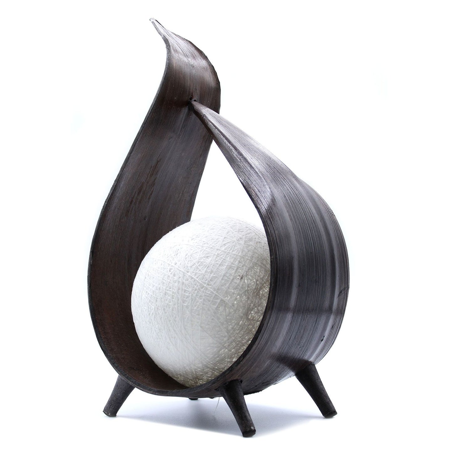 Natürliche Kokosnusslampe - Schokoladenwickel Twist