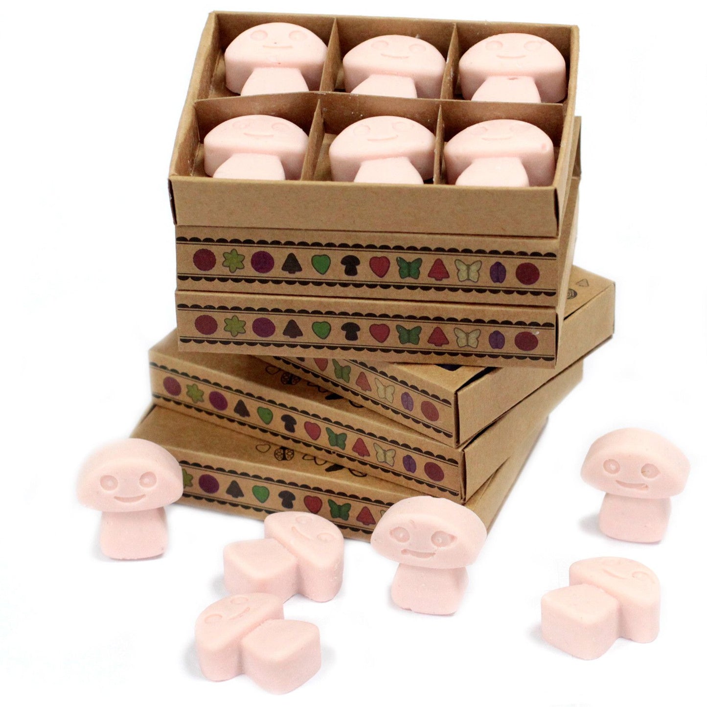 Geschenkset Mit 6 Wachsmelts - Dunkel Sandelholz