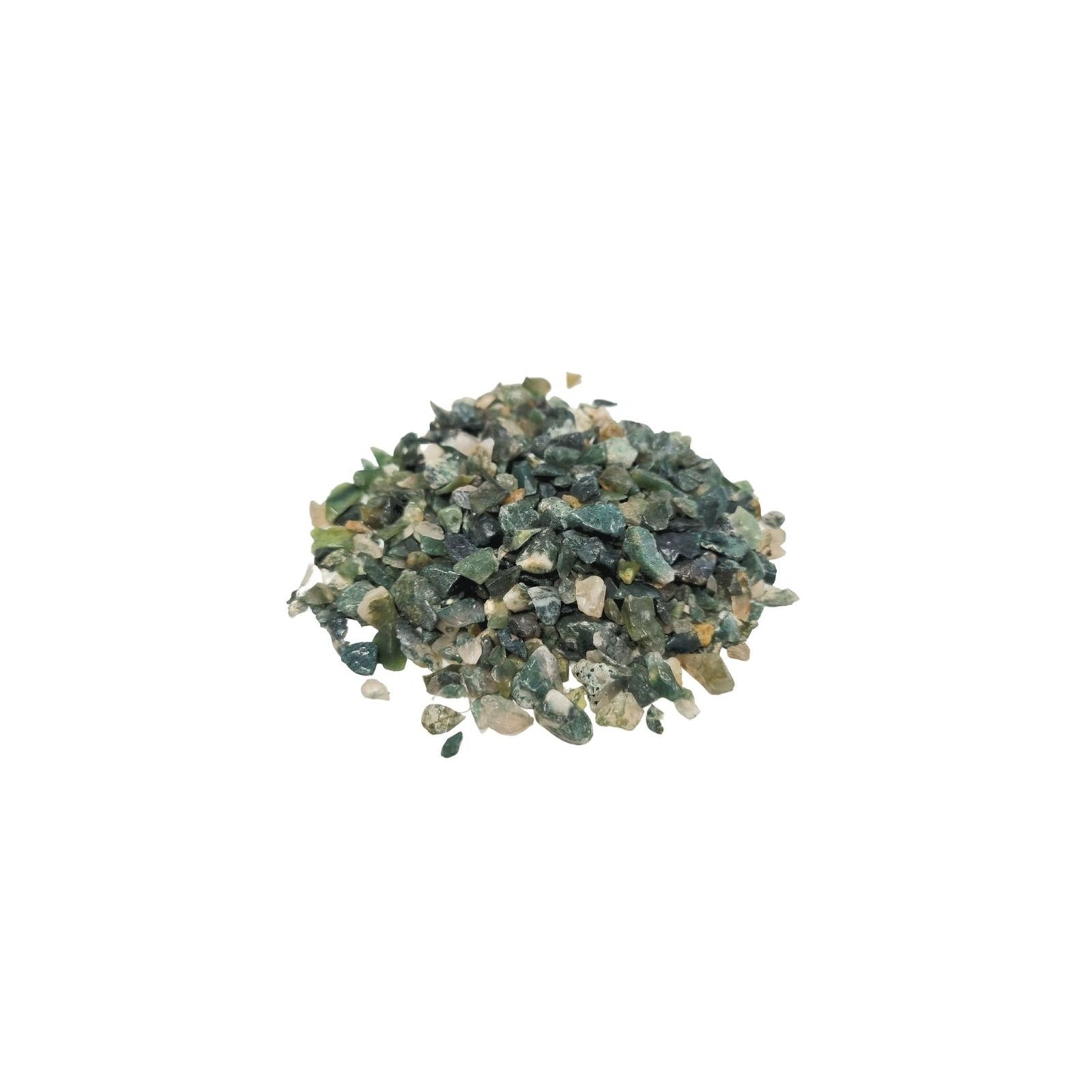 Moss Agat Edelstein Chips Großpackung 1KG