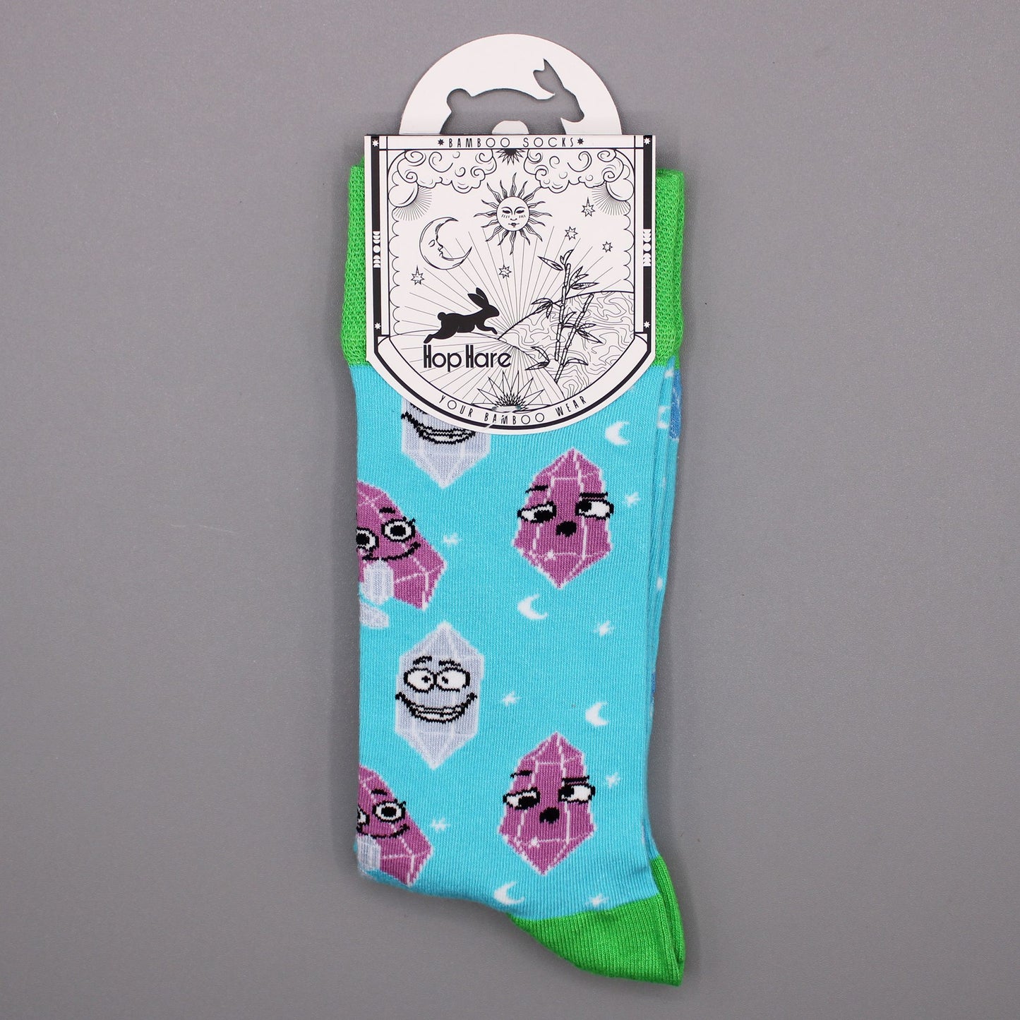 Hop Hare Bambus Socken 41-46 Glückliche Edelsteine