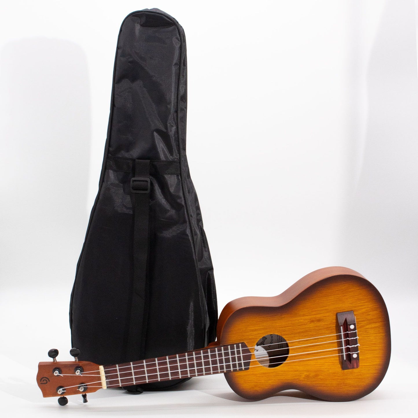 Artisan Handgefertigtes Ukulele Blau Sunburst Finish 4 Saiten