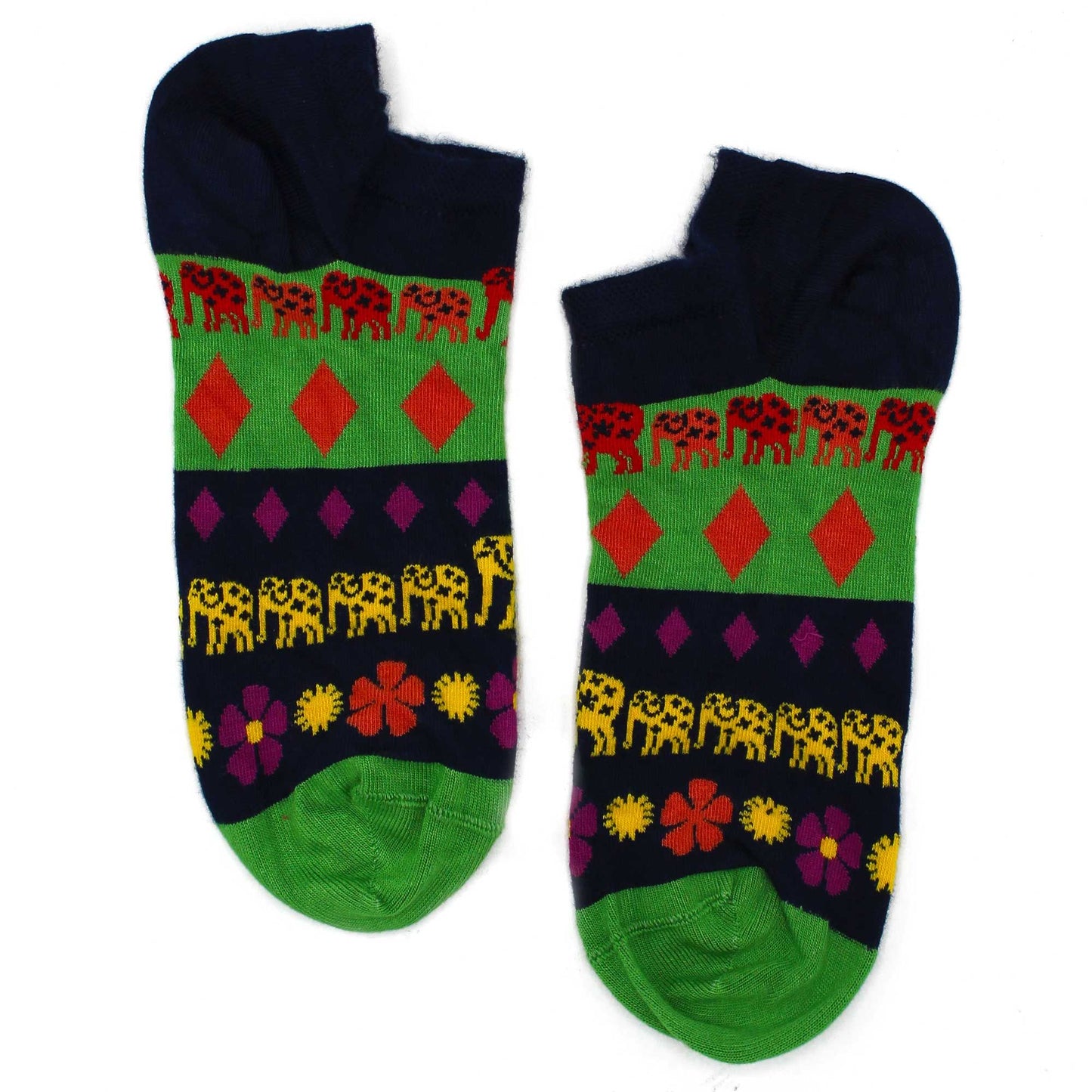 SM Hop Hare Bambus Socken Niedrig 36-40 Glücklicher Elefant