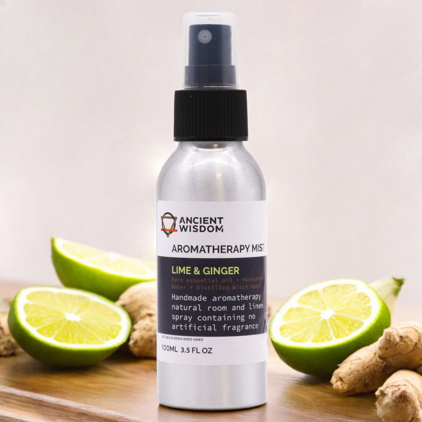 100ml Ätherisches Öl Spray - Limette und Ingwer