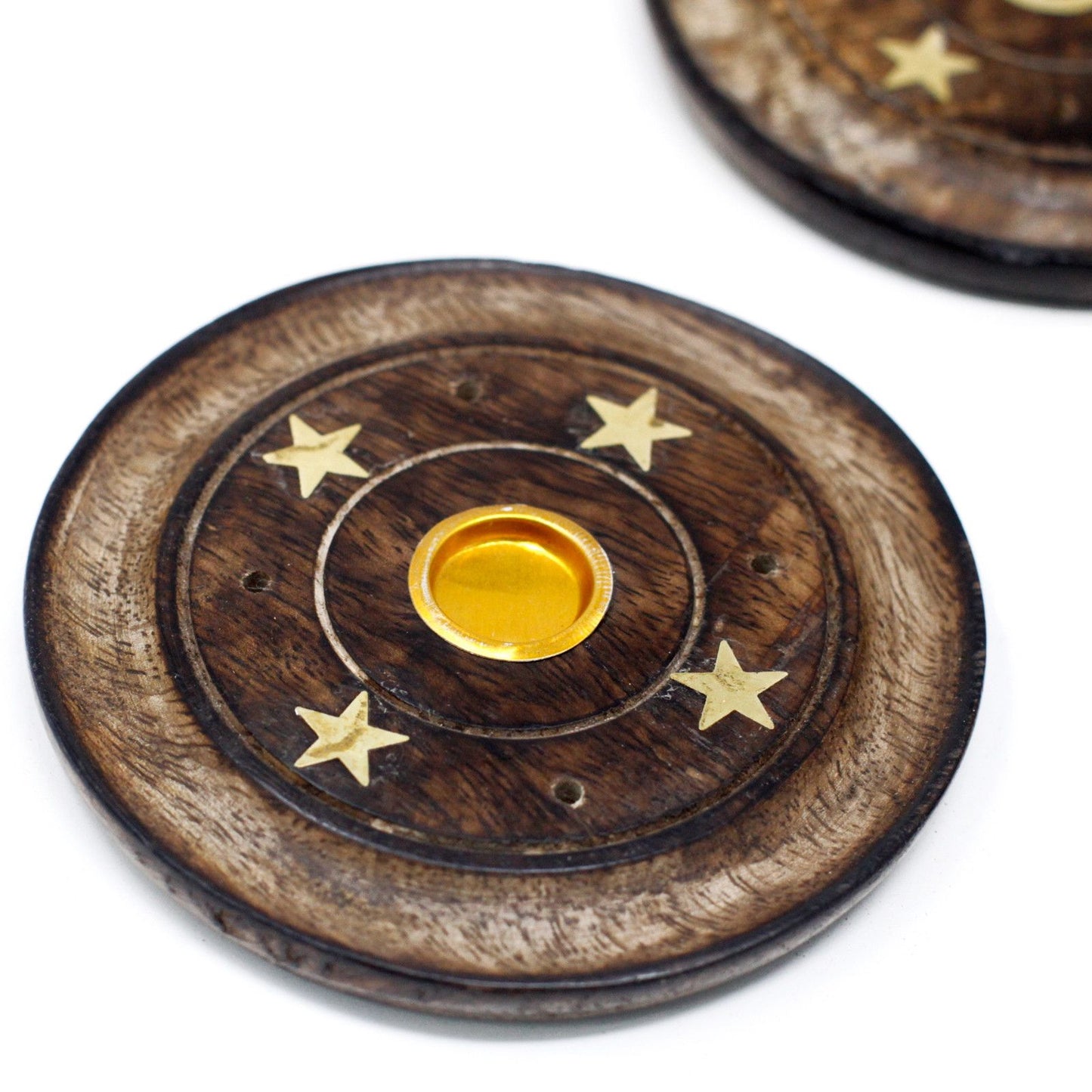 Mango Holz Scheibe 10cm Für Räucherstäbchen Und Kegel
