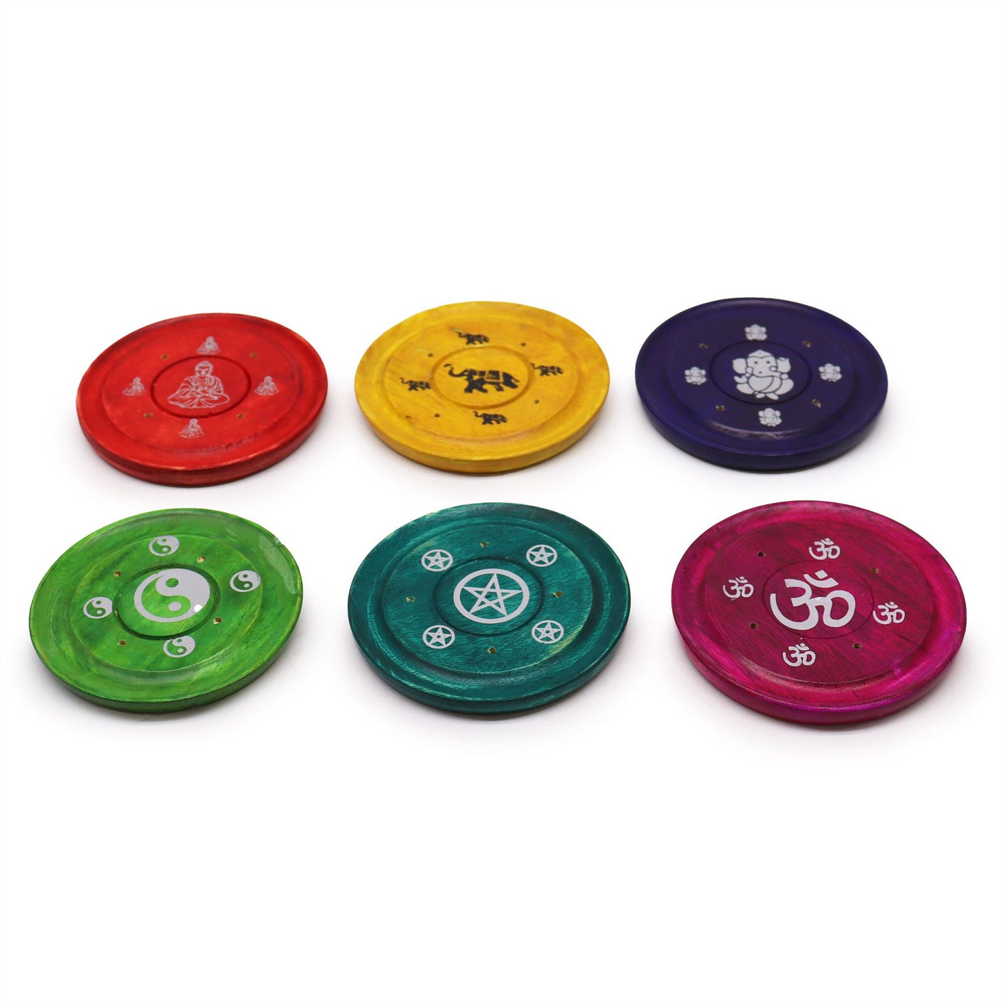 Sortiment Von Räuchergefäß-Platten In Verschiedenen Designs
