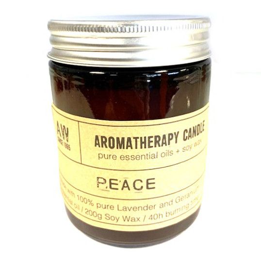 Aromatherapie Sojawachskerze 200g Frieden