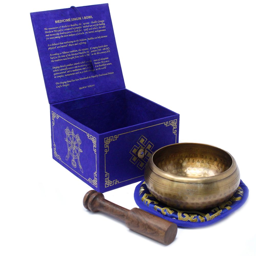 Medizin Buddha Klangschalen Set 10cm 500g