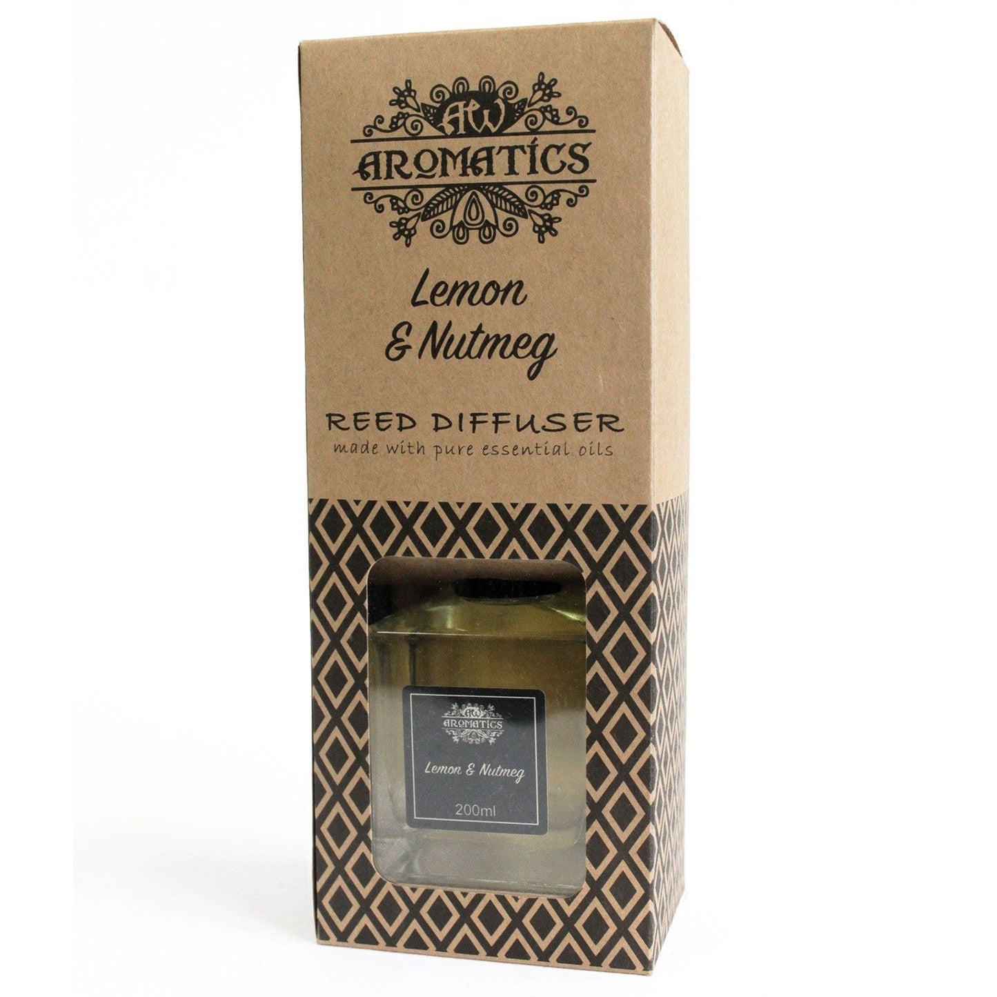200ml Zitronen- und Muskatnuss Ätherisches Öl Raumduft Diffuser