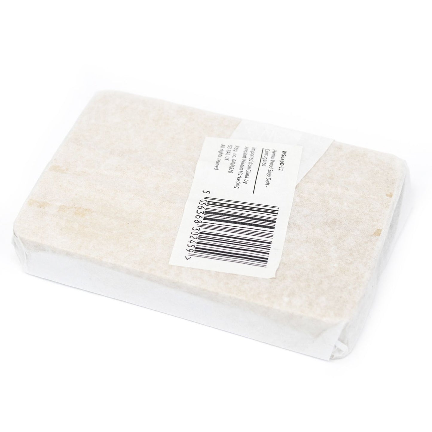 Hemu Holz Seifenschale - Wellpappe Design