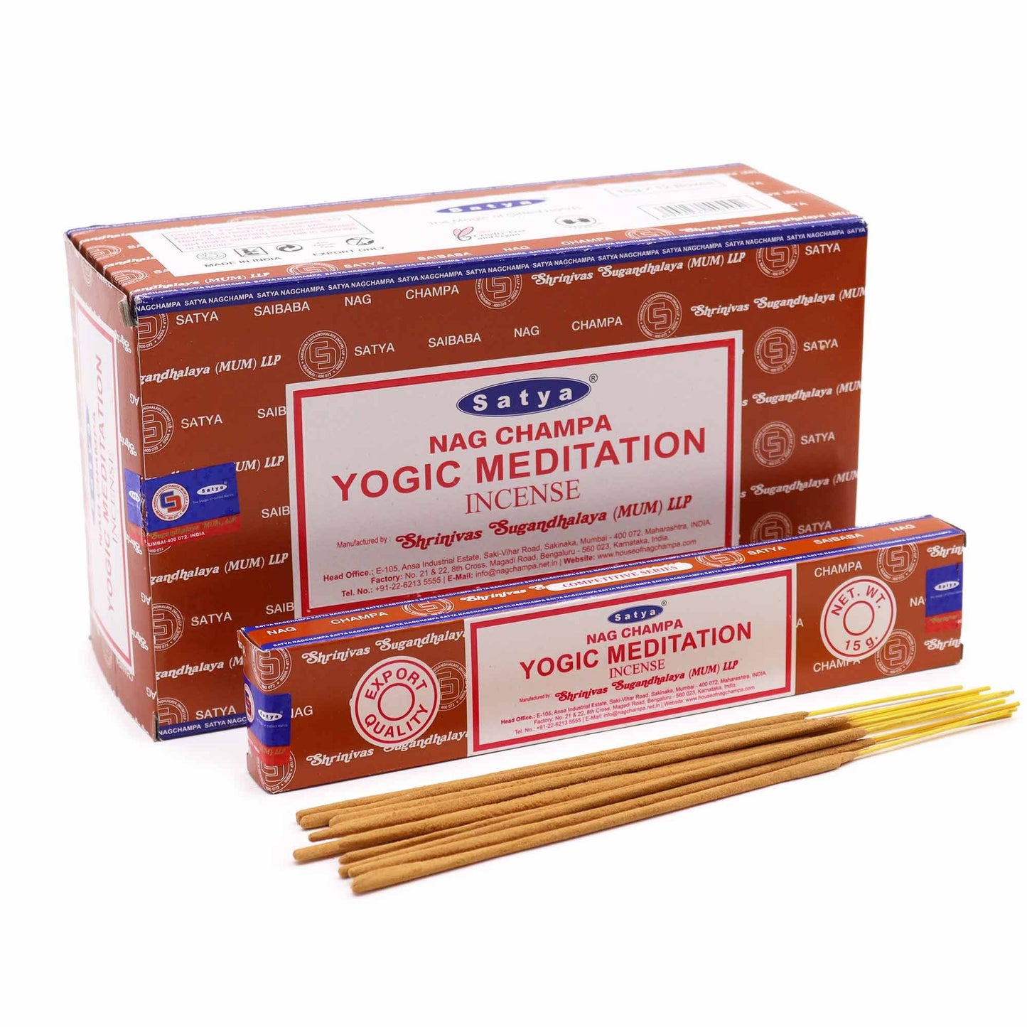 Satya Räucherstäbchen 15g - Yogische Meditation