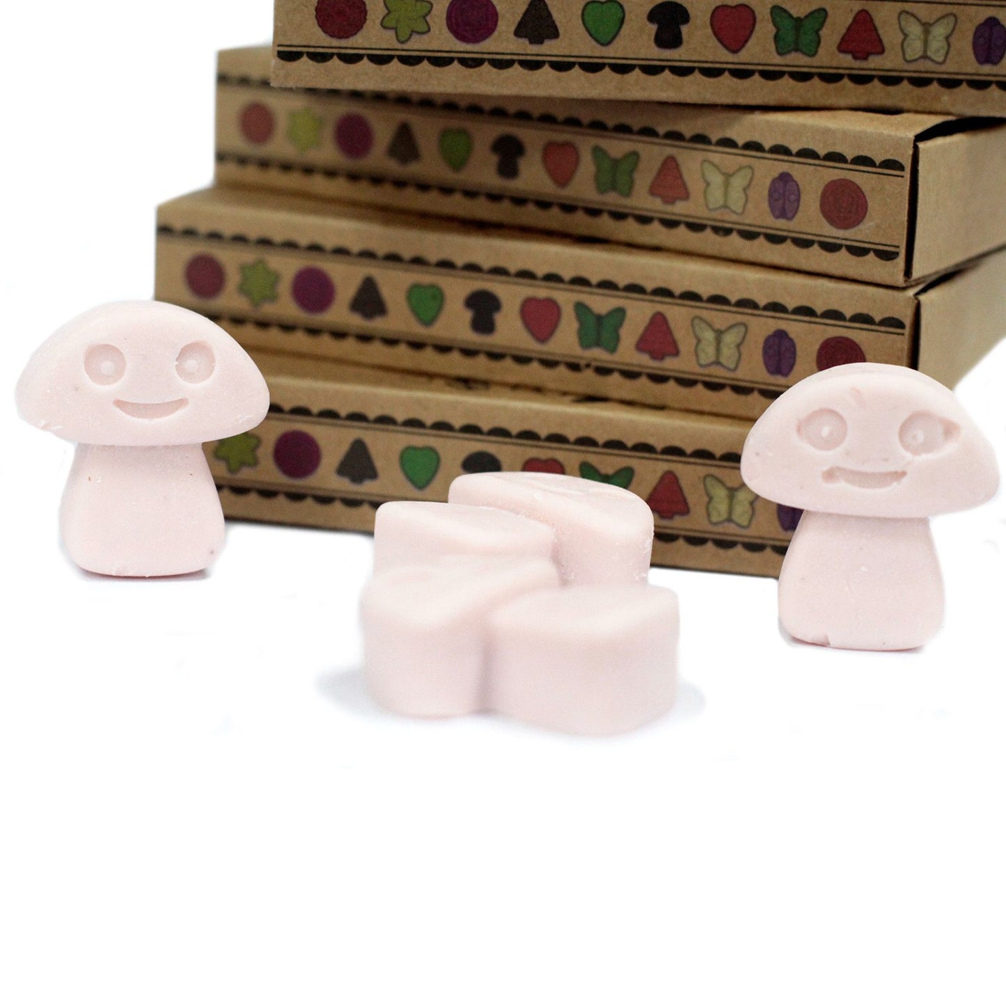 Geschenkset Mit 6 Wachsmelts - Dunkel Sandelholz