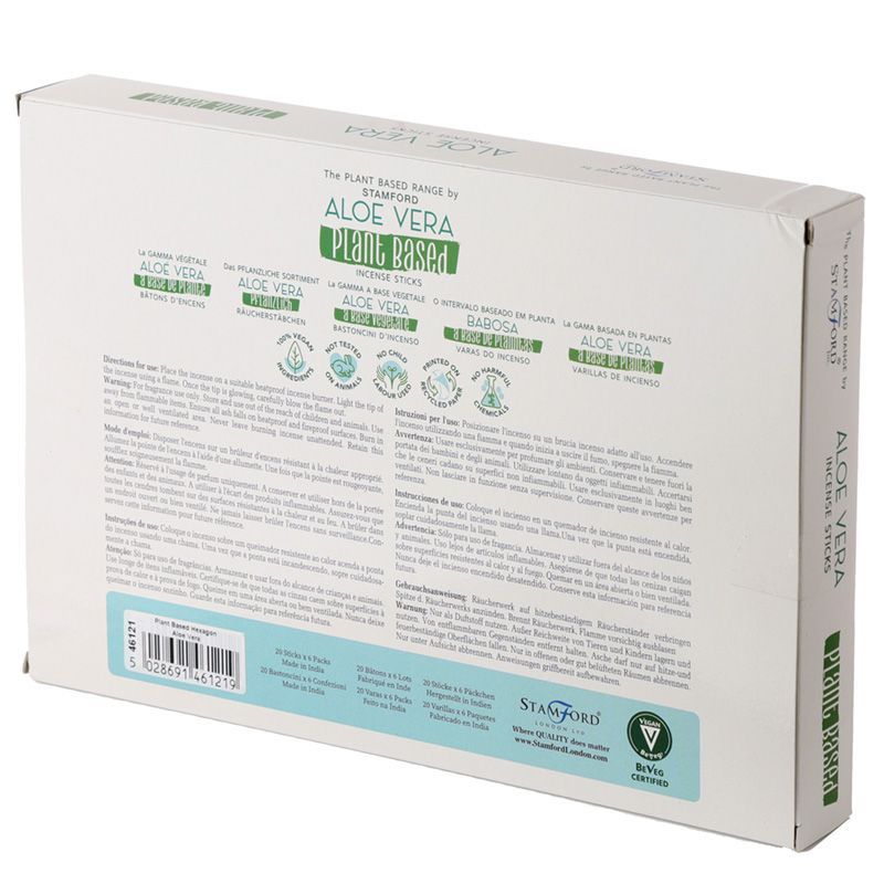 Pflanzenbasierte Räucherstäbchen Aloe Vera Hochwertige Handgerollte Qualität