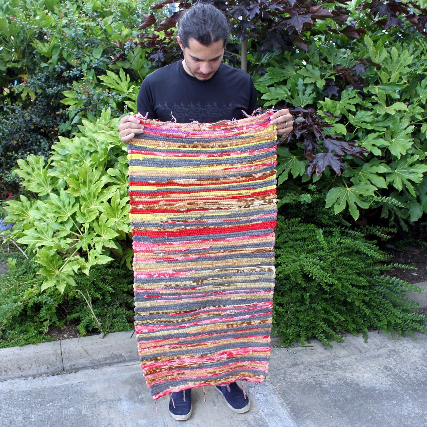 Kleiner Samt Teppich 50x90cm