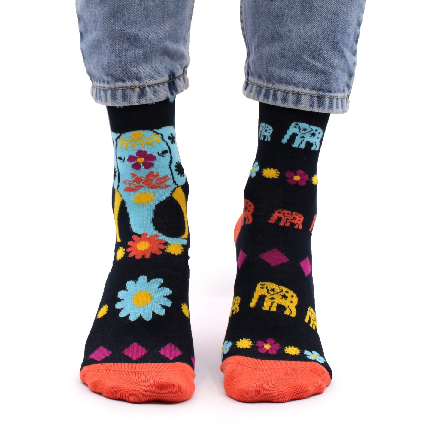 Hop Hare Bambus Socken Glücklicher Elefant 36-40